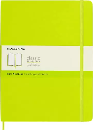 Moleskine - Classic Notebook, Formato XL 19 x 25 cm, Colore Verde Limone