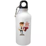 My Custom Style Borraccia#Scuola - Super Maestro#Alluminio Bianca 420ml