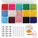 Naler Perline Colorate per Braccialetti