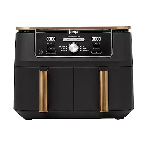 Ninja Foodi MAX Friggitrice ad aria Dual Zone, 9, 5 l