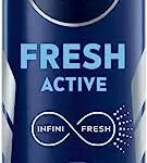 NIVEA MEN Fresh Active Deodorante Uomo Spray in confezione da 6 x 150 ml