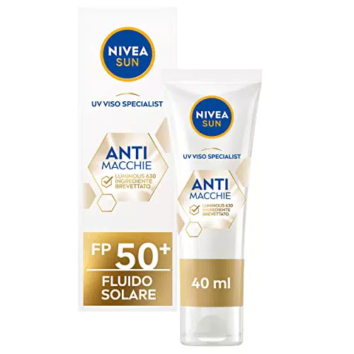 NIVEA SUN Crema antimacchia viso Luminous630 FP 50+ in tubetto da 40 ml