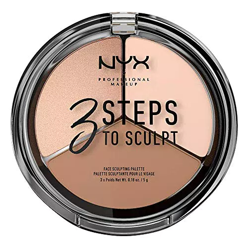 NYX Professional Makeup Palette Sculpting 3 Steps to Sculpt
