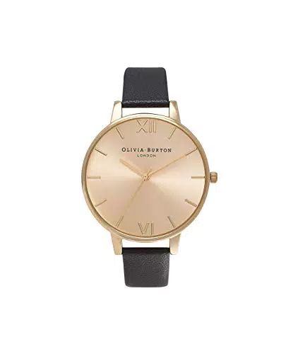 Olivia Burton Orologio Analogico al Quarzo da Donna con Cinturino in Pelle