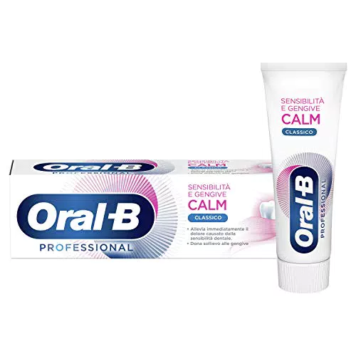 Oral B Dentifricio Calm Professionale, Dona Sollievo da Sensibilità Dentale