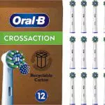 Oral-B Testine di Ricambio Pro Cross Action, 12 Testine