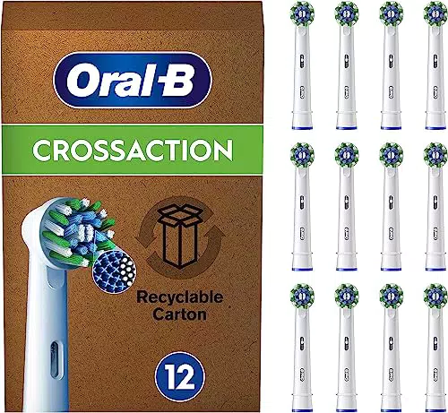 Oral-B Testine di Ricambio Pro Cross Action, 12 Testine