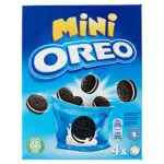 Oreo Original Mini, Piccoli Biscotti al Cacao Ripieni di Crema al Gusto Vaniglia