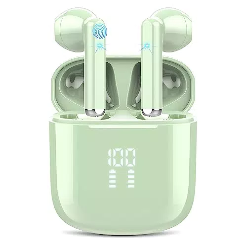 OYIB Cuffie Bluetooth 5.3, Auricolari Bluetooth con 4 Mic