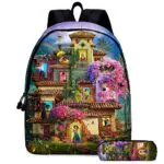 Padieoe Encanto 3D stampato zaino scuola, Encanto Tema Zaino Bambini