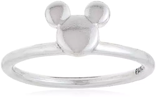 Pandora, Disney, Mickey Mouse Silhouette Anello, Taglia 52