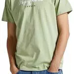 Pepe Jeans Eggo N, T-Shirt Uomo, Verde, L