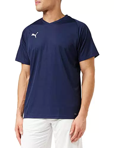 Puma Liga Jersey Core, Maglia Calcio Uomo, Blu, 52/54