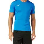 PUMA teamCUP Jersey, Maglietta Uomo, Electric Blue Lemonade