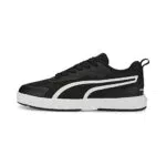 PUMA EVOLVE GYM, scarpe da ginnastica da bambino, 37, bianco/nero