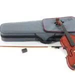 PURE GEWA Violino Set EW in Ebano 1/2 Pronto per Giocare con Mentoniera