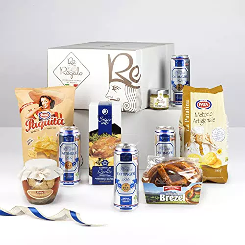 Re Regalo Kit Degustazione Festa della Birra, Cesto alimentare 10 pz