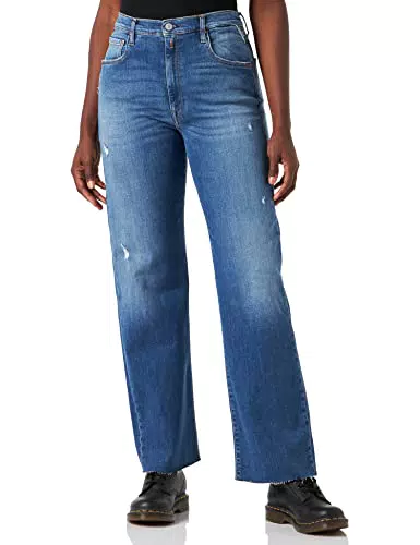 REPLAY Reyne Jeans, Donna, 009 Blu, 26W x 30L