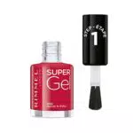 Rimmel London Smalto Unghie Super Gel - Nail Polish Effetto Gel a Lunga Durata - 042 Rock N Roll - 12 ml