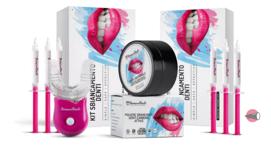 Acquista il tuo kit sbiancamento denti Diamond Smile in sconto