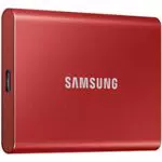 Samsung T7 Portable SSD - 2 TB - USB 3.2 Gen.2 External SSD - Metallic Red