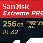 SanDisk 256GB Extreme PRO scheda microSDXC + adattatore SD + RescuePro Deluxe fino a 200 MB/s con prestazioni app A2 UHS-I Class 10 U3 V30