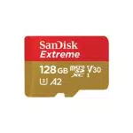 SanDisk 128GB Extreme scheda microSDXC + adattatore SD + RescuePro Deluxe fino a 190 MB/s con prestazioni app A2 UHS-I Class 10 U3 V30