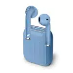SBS Auricolari Twin Style True Wireless, azzurro