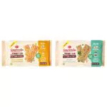 Semplicissimi Doria Crackers Zucca e Rosmarino e Semi di Miglio Bianco - 280g & Semplicissimi Crackers Spinaci e Semi di Teff Tostati - 280g