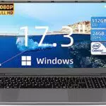SGIN 17 Pollici Computer portatile, 24 GB RAM 1024 GB SSD Windows 11 Notebook