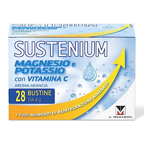 Sustenium Magnesio e Potassio - Integratore alimentare per reintegrare i Sali minerali e recuperare l’energia perduta
