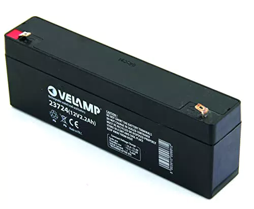 TECNID 23724 Batteria Ricaricabile Piombo 12 V, 2.2 Ah. Ideale per ups