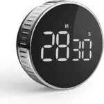 Timer da Cucina Cronometro o Conto alla Rovescia Digitale Timer per Cottura Classe Studio Allenarsi Magnetico Countdown Contaminuti Kitchen con Display LCD