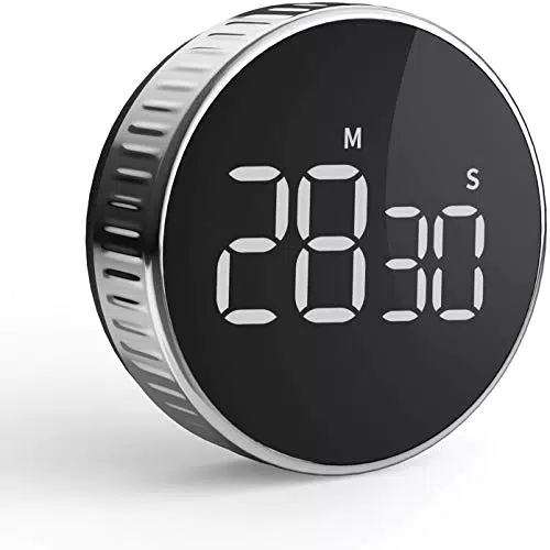 Timer da Cucina Cronometro o Conto alla Rovescia Digitale Timer per Cottura Classe Studio Allenarsi Magnetico Countdown Contaminuti Kitchen con Display LCD