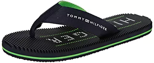 Tommy Hilfiger Infradito Uomo Massage Footbed Beach Sandal Scarpe da Mare
