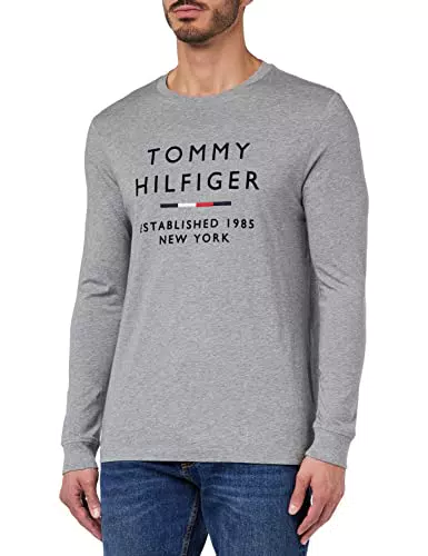 Tommy Hilfiger Maglietta Maniche Lunghe Uomo Cotone