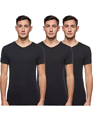 Tommy Hilfiger T-shirt Maniche Corte Uomo Scollo a V
