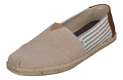 TOMS Alpargata Rope Classic, Mocassino basso Uomo, Beige