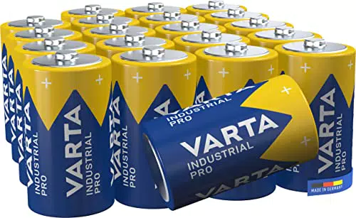 Varta Industrial Batteria Alcaline Lr20, Confezione Da 20