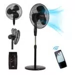 Ventilatore a Piantana con Telecomando Silenzioso e Potente Pale da 40 cm con Timer 7 ore Oscillante con Altezza e Inclinazione Regolabile Ottawa
