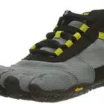 Vibram V-Trek, Scarpe da Ginnastica Donna, Nero/Grigio/Citronelle