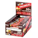 Volchem, Promeal Protein 50%, 20 barrette da 60 g, Gusto Dark Chocolate