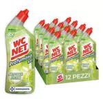 Wc Net - Profumoso Gel, Detergente Liquido per Sanitari, 12 confezioni