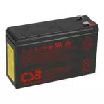 WSB Battery CSB UPS123606 F2F1 - Batteria al piombo ad alta corrente UPS UPC 12 V 7 Ah