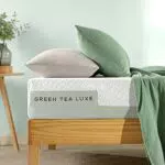 Zinus Green Tea Luxe Materassi, Foam, Bianco, 135 x 190 cm