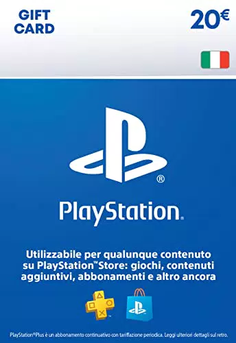 20€ PlayStation Store Gift Card per PlayStation Plus Premium