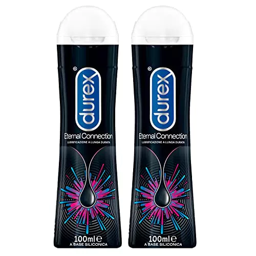 2x Durex Eternal Connection Gel Lubrificante Intimo Lunga Durata - 2 Flaconi da 100 ml