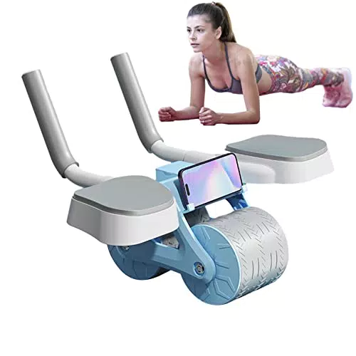 Ab Roller Ruota, Core Workout Plank Rullo per Esercizi con Supporto per Gomiti