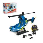 ACTION HEROES Police Mini Helicopter, mini elicottero polizia