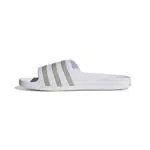 adidas Adilette Aqua, Ciabattine Unisex - Adulto, Ftwr White/Platin Met./Ftwr White